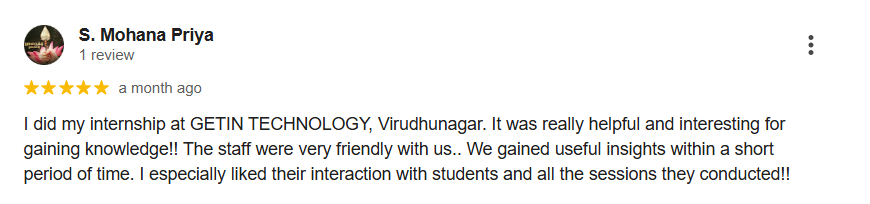 intern review